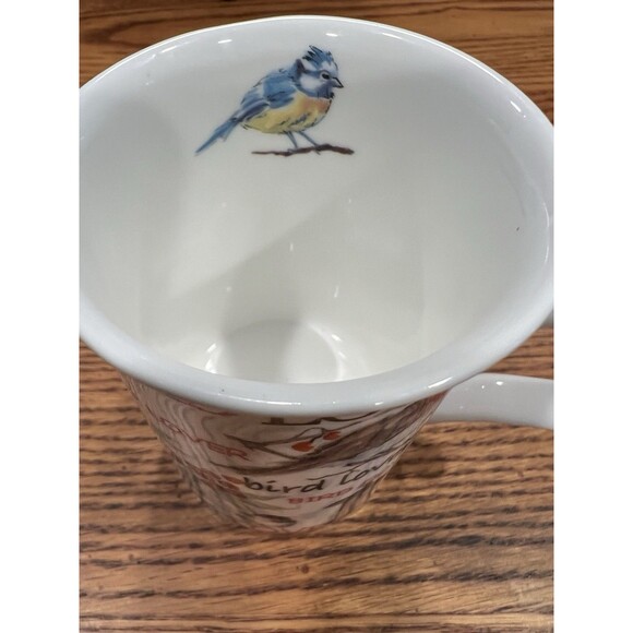 Roy Kirkham Bird Lover Mug Cup Fine Bone China Made In England Rare - Picture 2 of 6